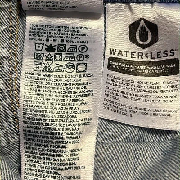 LEVIS Retro/Vintage Style Light Wash Distressed Denim Overalls - Picture 12 of 15